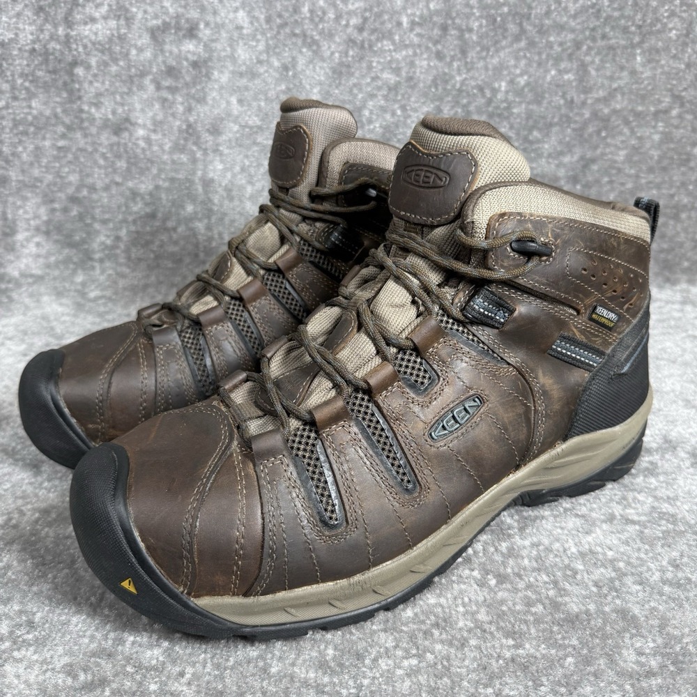 KEEN Utility Flint II Waterproof Steel Toe Work Boot Mens 12EE Lace Up Steel Toe